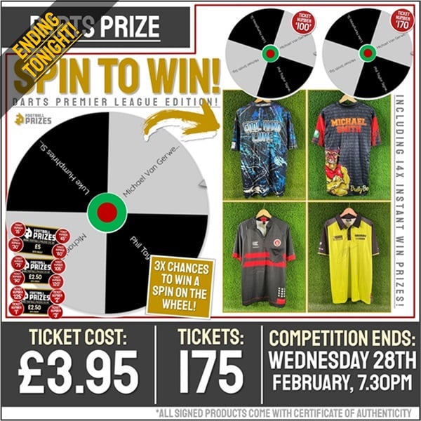 Darts spin to win