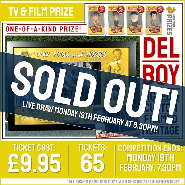 Del Boy Signed Only Fools Montage