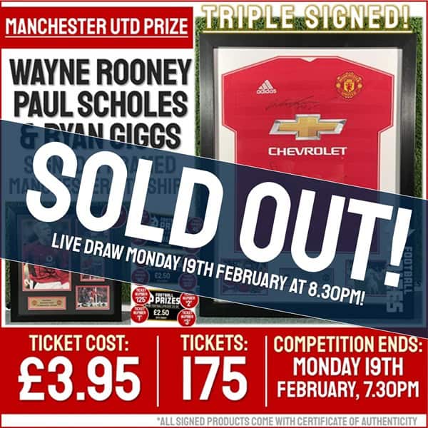 Maillot Manchester United signé par Wayne Rooney (Beckett