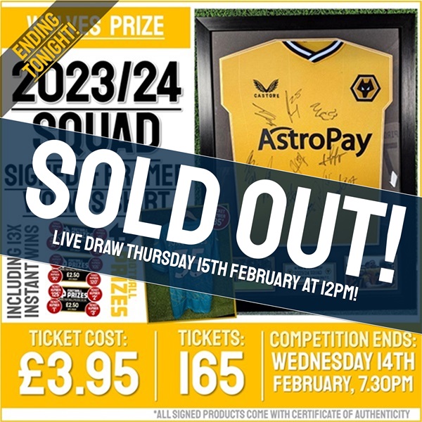Wolves Squad Signed Shirt
