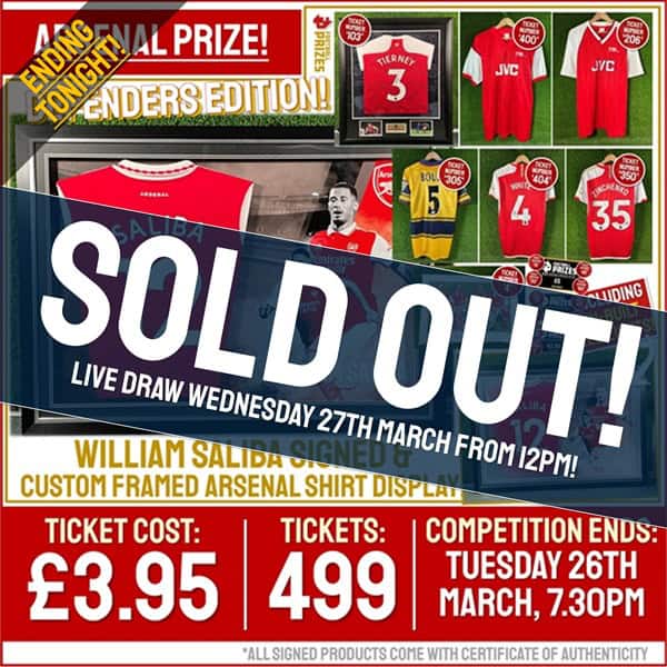 Arsenal Saliba SOLD OUT
