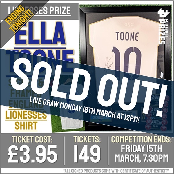 Ella Toone Signed Lionesses Shirt