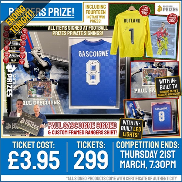 Gazza Rangers LED TV