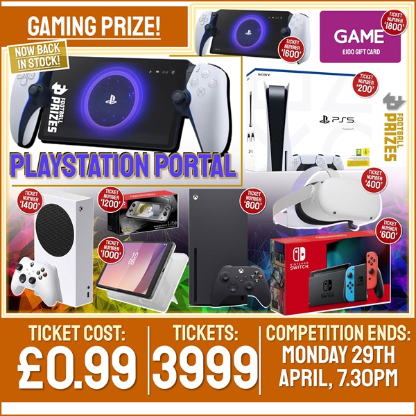 Biggest Ever Gaming Competition! Win a PlayStation Portal (Plus over £2000 in Instant Win Prizes)