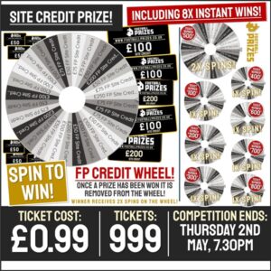 FP999 Spin to Win Credit Wheel