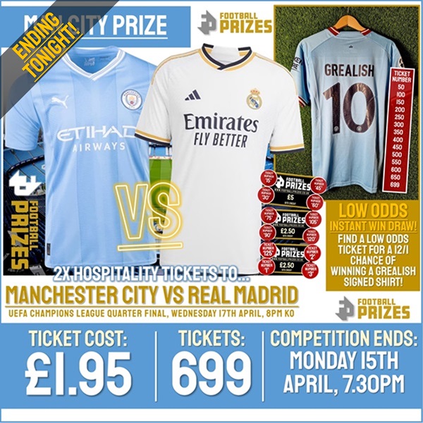 Man City Vs Real Madrid Ending Today