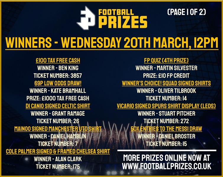 Wednesday 20th March 1