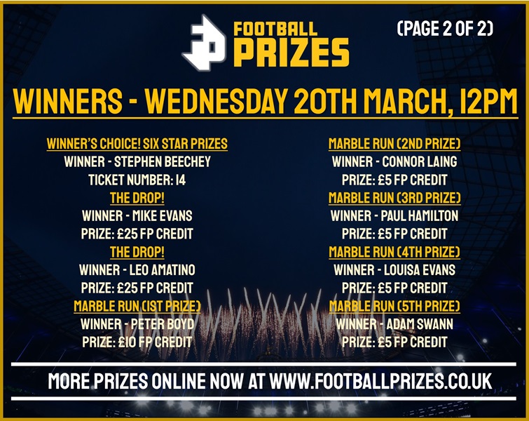 Wednesday 20th March 2
