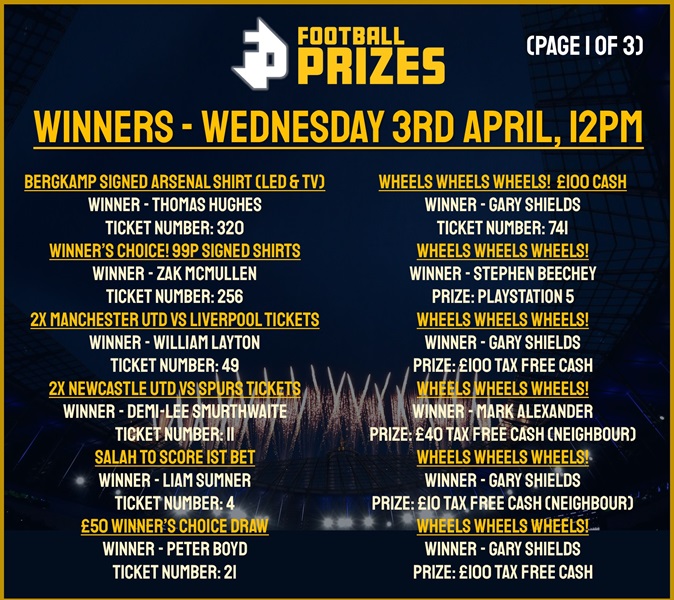 Wednesday 3rd April 1