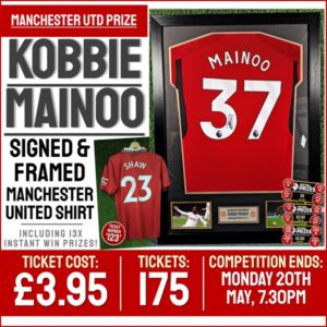 FP175 Kobbie Mainoo Signed Manchester Utd Shirt New