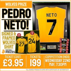 FP199 Pedro Neto Signed Wolves Shirt
