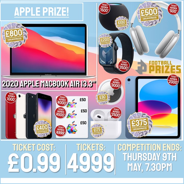 Tech Competition! Win an Apple MacBook Air! (Plus 10x Instant Win Prizes)