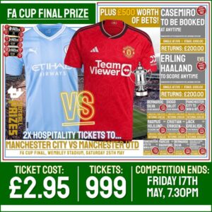 FP999 FA Cup Final Tickets plus bets