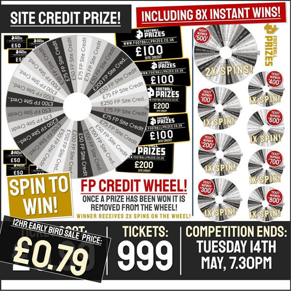 Site Credit Competition! Win a Spin in the FP Site Credit Wheel! (Plus EIGHT Instant Win Prizes!)