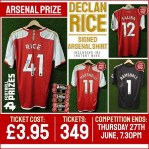 FP349 Declan Rice Arsenal Shirt