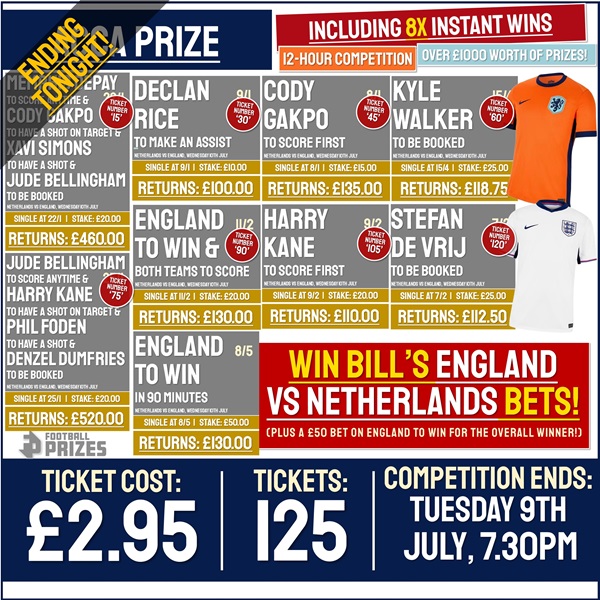 England bets