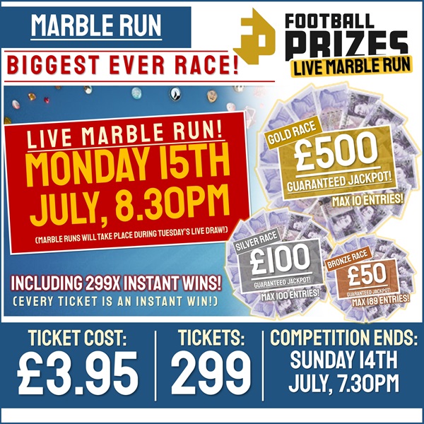 FP299 Biggest Ever Marble Run three races