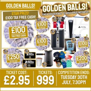 FP999 Golden Balls Mystery Ticket Numbers