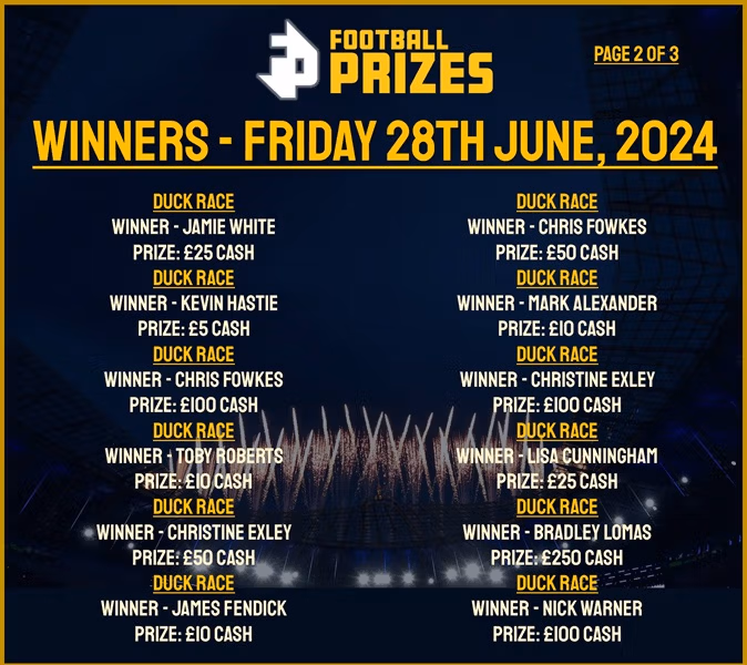 FRIDAY 28TH JUNE 2