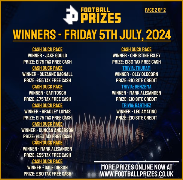 Friday 5th July 2