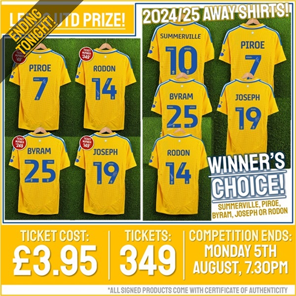 Leeds Utd 2024 shirts