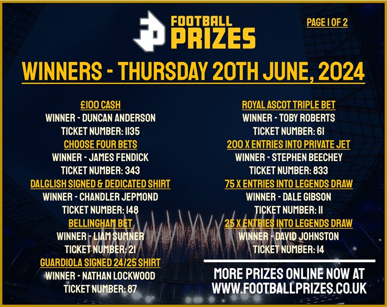 Thursday 20th June