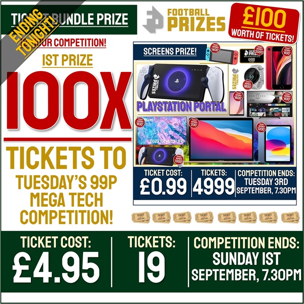 FP19 Ticket Bundle One Winner 100x tickets Grint