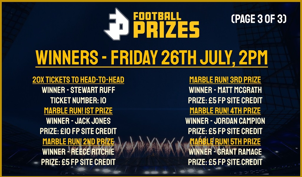 Friday 26th July 3