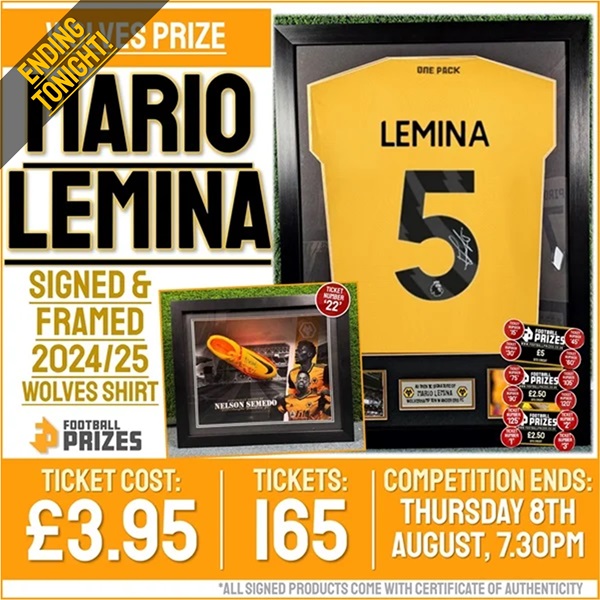 Lemina signed wolves shirt