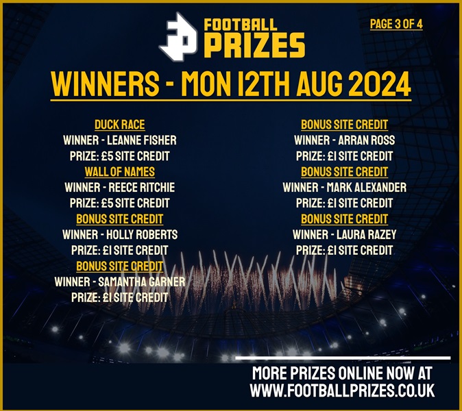 Monday 12th August 3