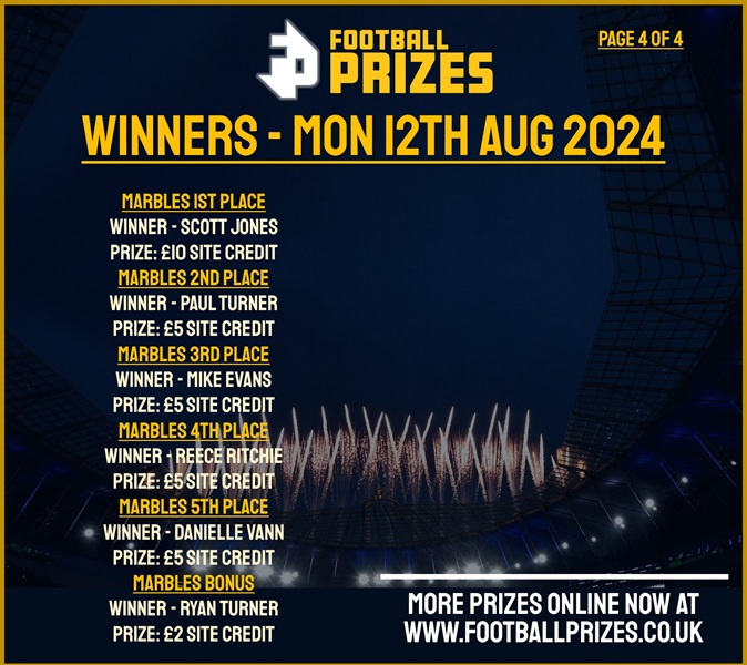 Monday 12th August 4
