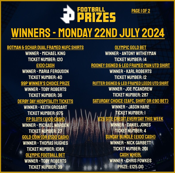 Monday 22nd July 1
