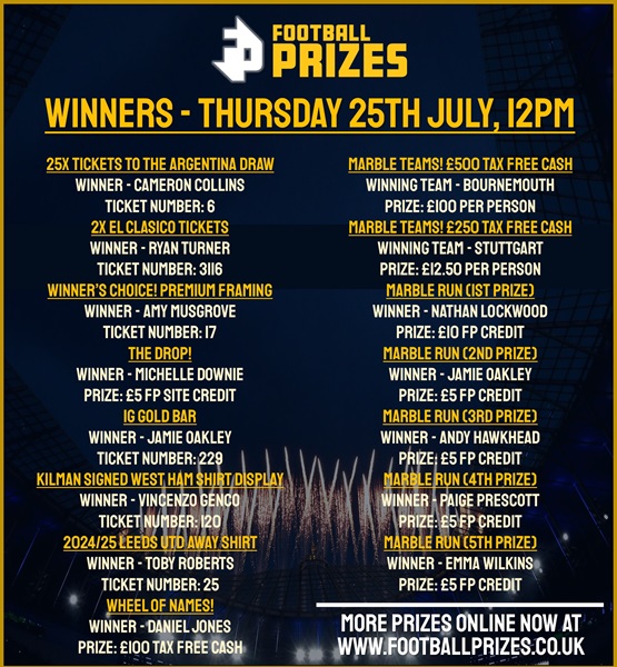 Thursday 25th July