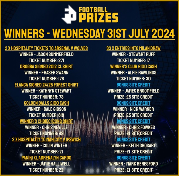 Wednesday 31st July 1