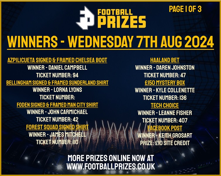 Wednesday 7th August 1