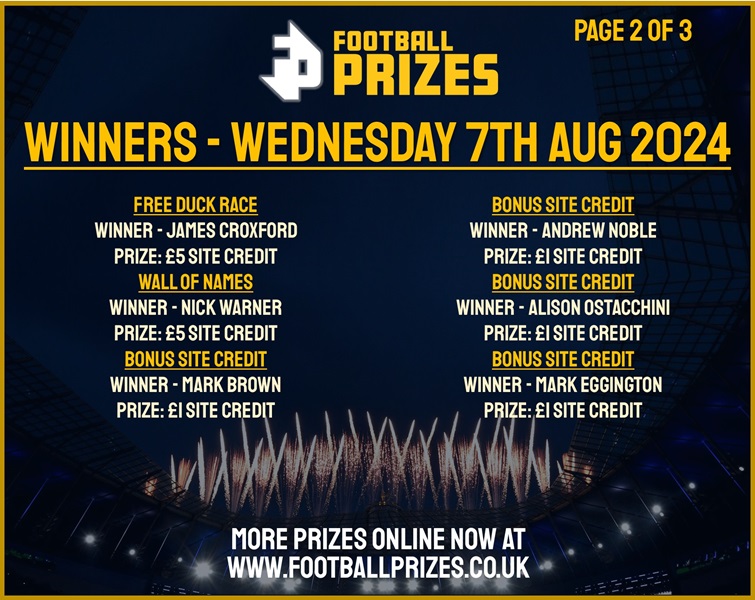 Wednesday 7th August 2