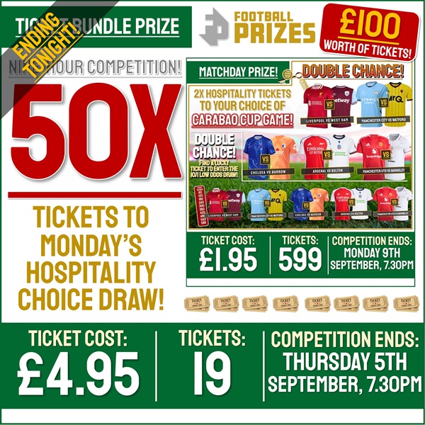 50x Tickets Hospitality