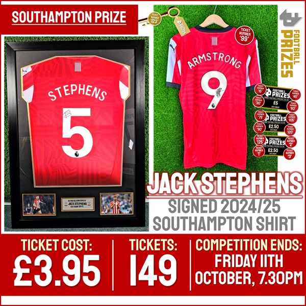 FP149 Jack Stephens Signed Southampton Shirt