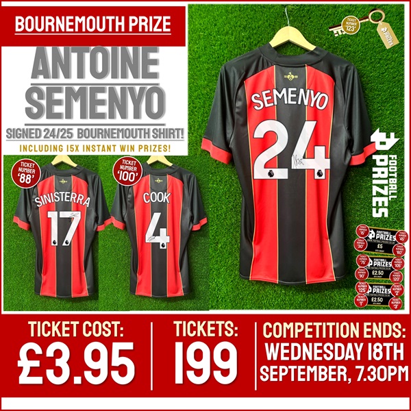 FP199 Semenyo Signed Bournemouth Shirt