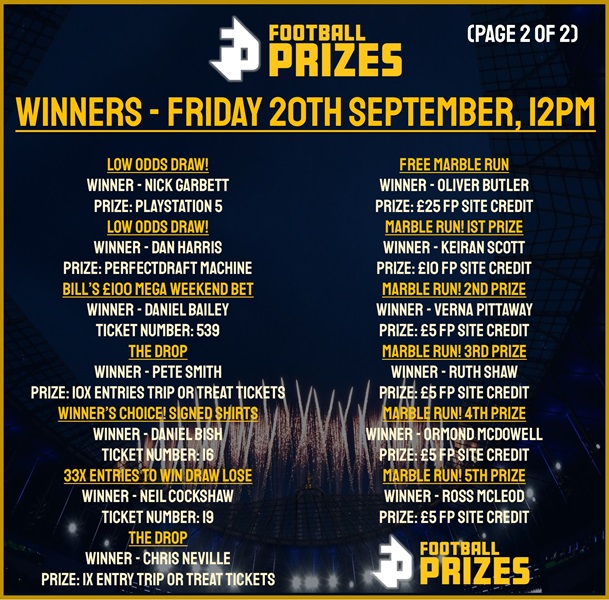 Friday 20th September 2