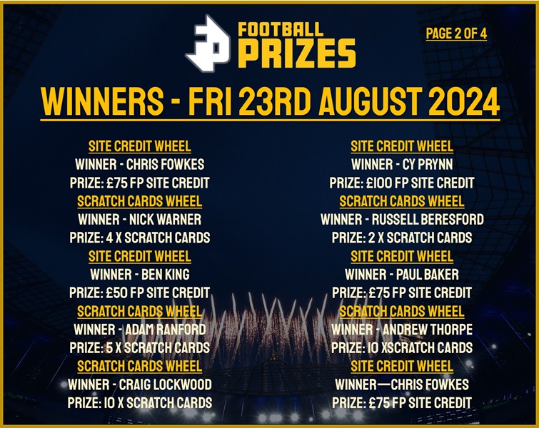 Friday 23rd August 2