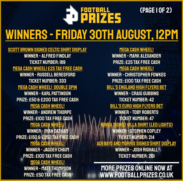Friday 30th August 1