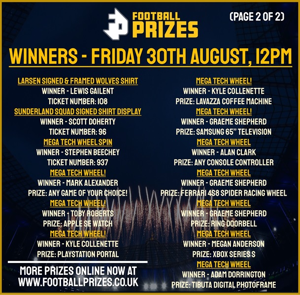 Friday 30th August 2