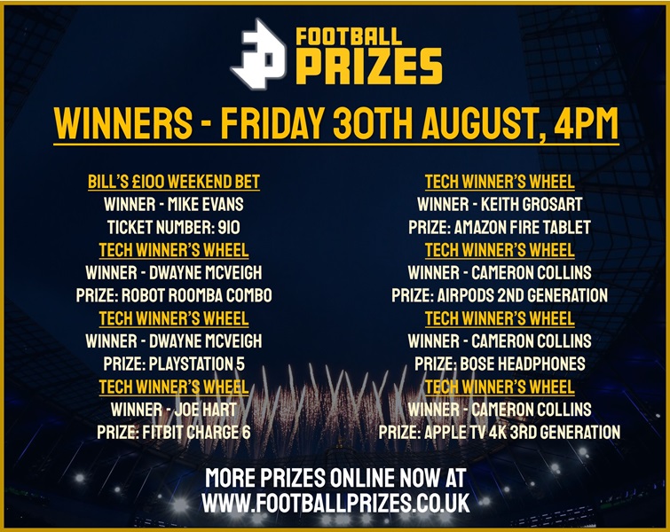 Friday 30th August 4pm