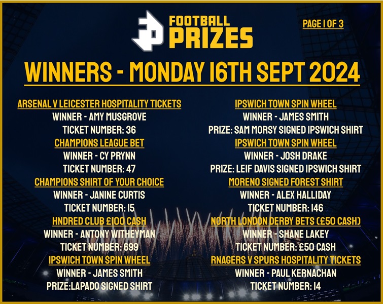 Monday 16th September 1