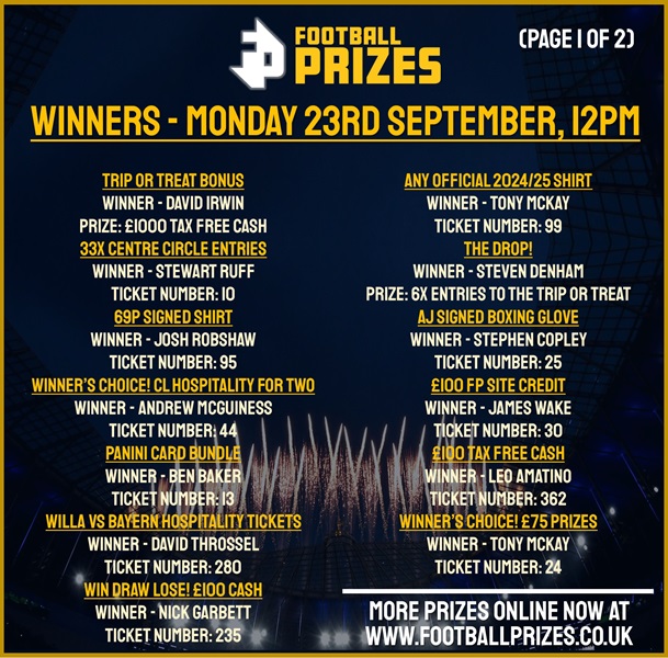 Monday 23rd September 1