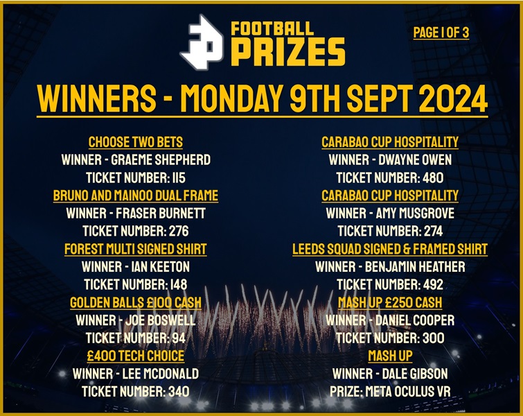 Monday 9th September 1