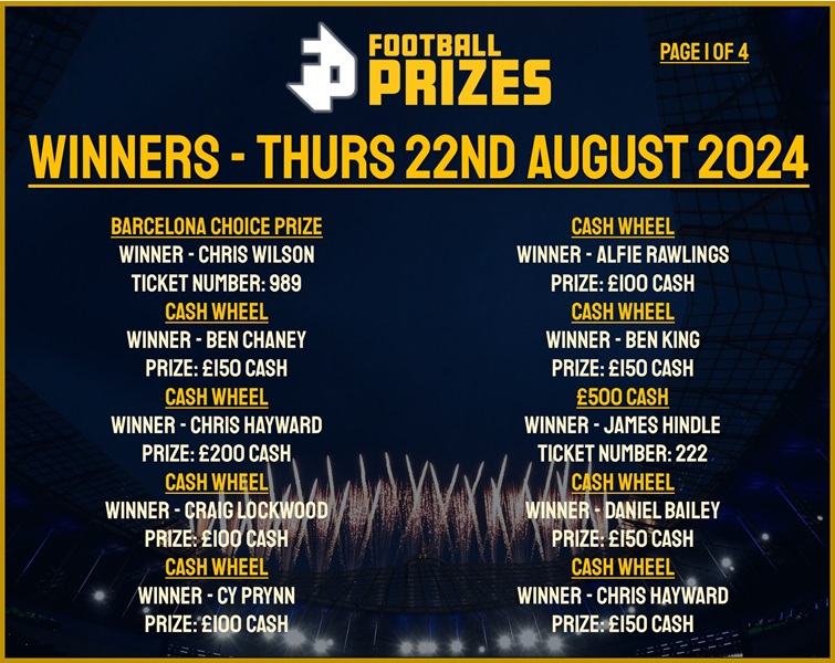 Thursday 22nd August 1