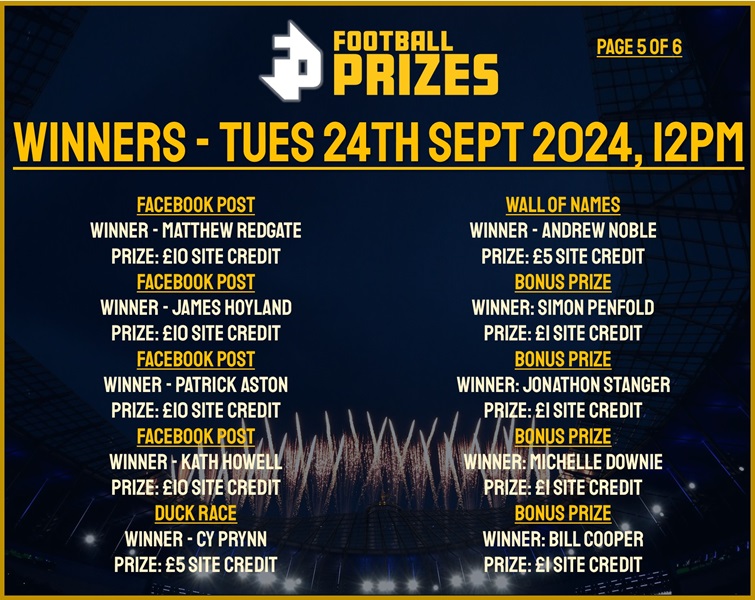 Tuesday 24th September 5