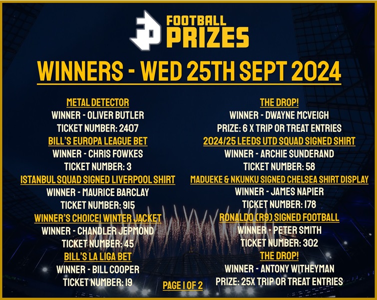 Wednesday 25th September 1